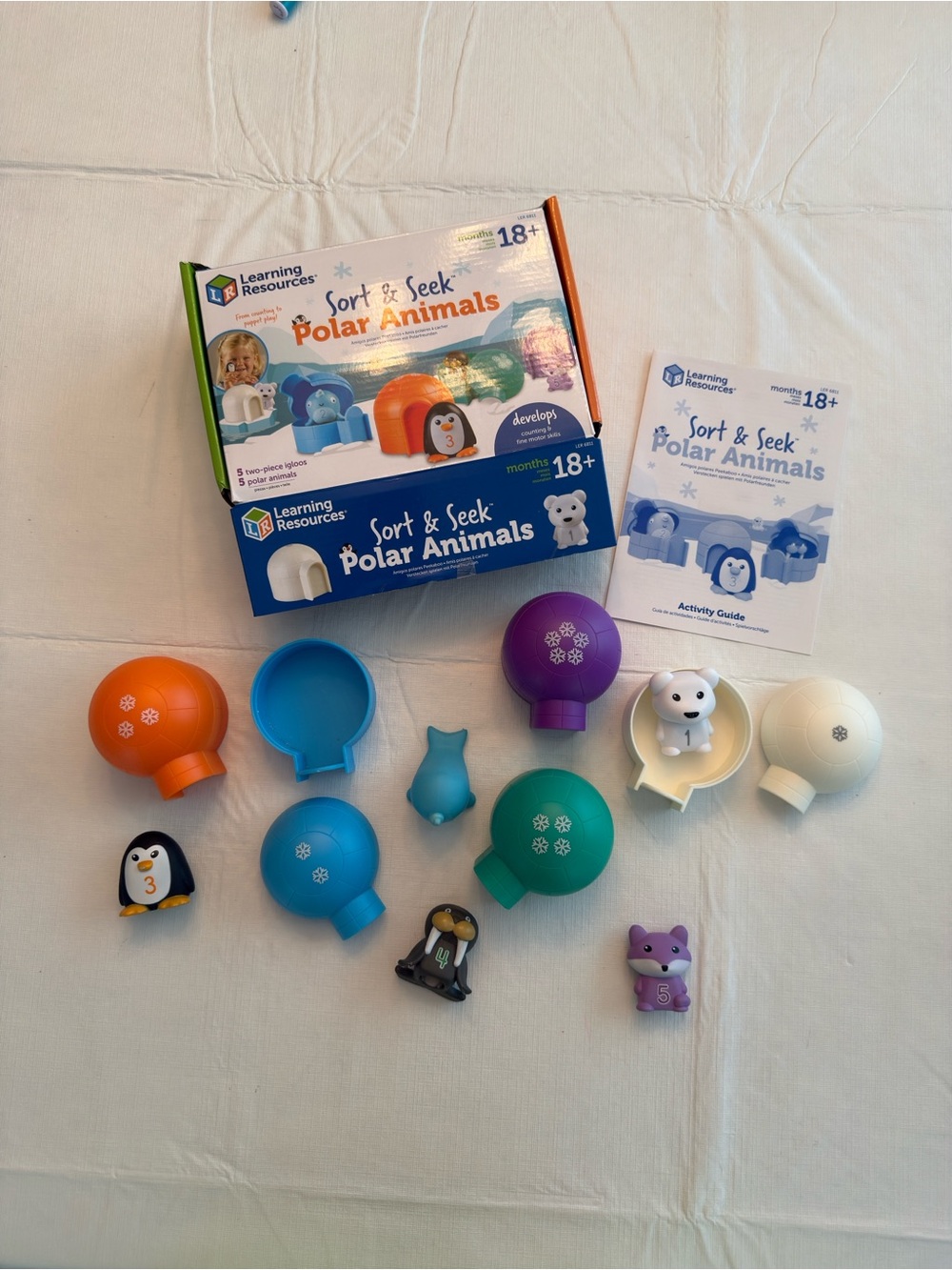 Learning Resources Sort & Seek Polar Animals - Multicolor Early Learning Set